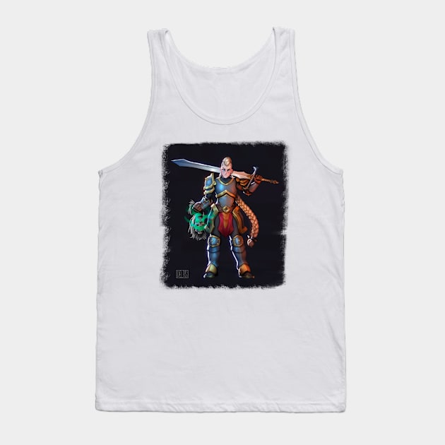 Paladin Knight Tank Top by Delfis